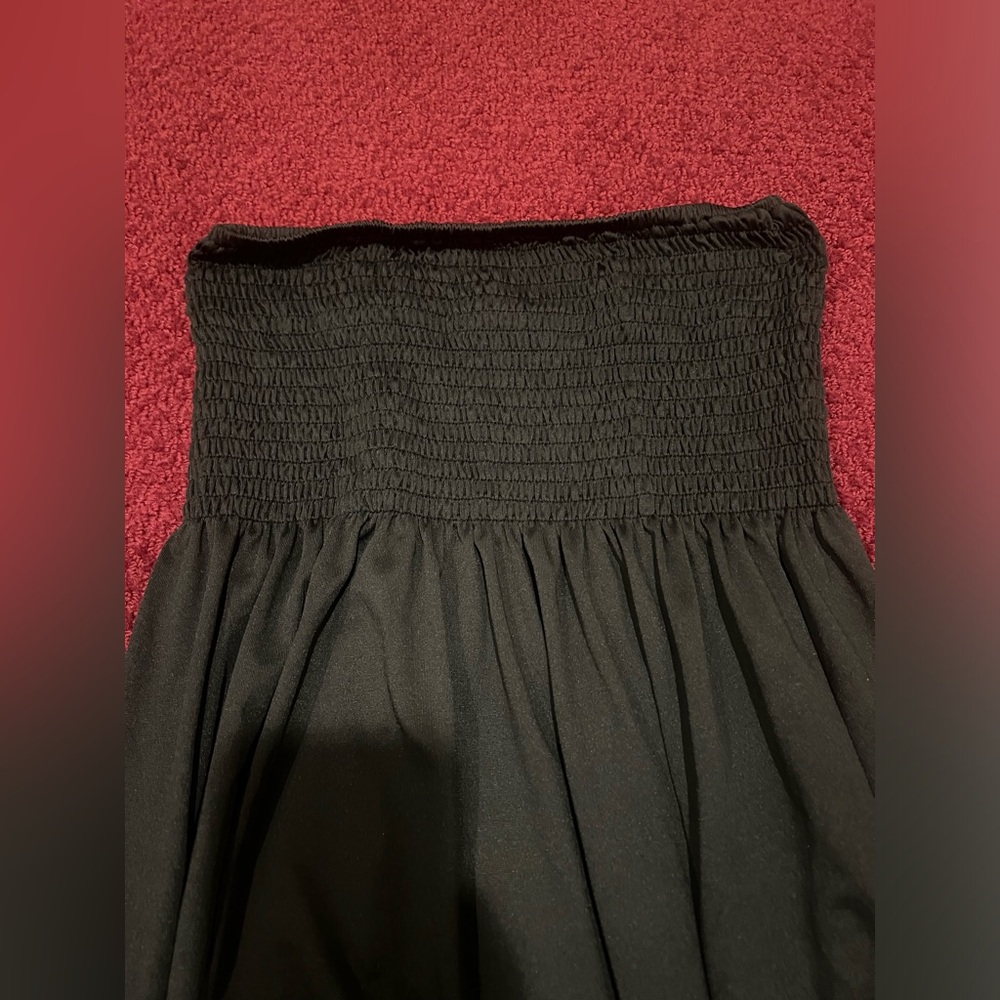 Womens Strapless Pleated Tube Top Shirt Halter Twisted Tank host pick XL - Picture 6 of 16